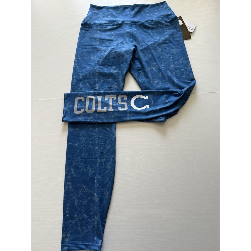 NWT NFL Team Apparel Leggings Tights Indianapolis Colts Womens Size Large